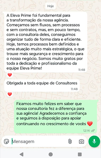 Depoimentos - Eleva Prime